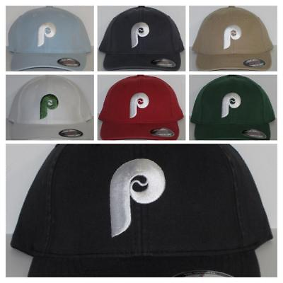 #ad Philadelphia Phillies quot;FLEX FITquot; Cap ✨Hat ✨CLASSIC MLB PATCH LOGO ✨3 Sizes ✨NEW