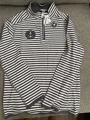 #ad Disney Cruise Line Men’s Reversible Striped Pullover New With Tags size small