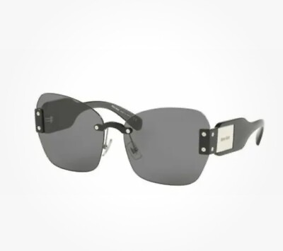 #ad Miu Miu Sunglasses SMU08S 1AB 9K1 Black Frames 63MM ST* With Case