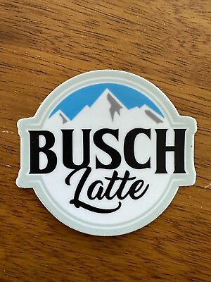 #ad Busch Light quot;Lattequot; Sticker UV Resistant Waterproof and Durable