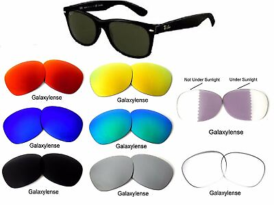#ad Galaxy Replacement Lenses For Ray Ban RB2132 52mm Sunglasses Multi Selection $6.97