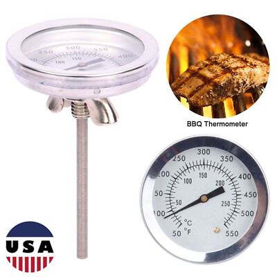 #ad 1pc Temperature Thermometer Gauge Barbecue BBQ Grill Smoker Pit Thermostat BBQ