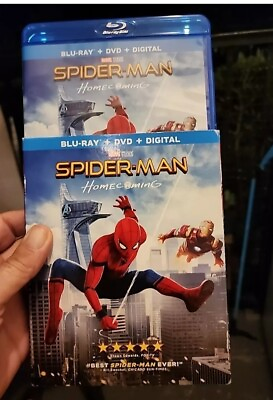 #ad Spider Man: Homecoming Blu ray Dvd NO DIGITAL WITH SLIPCOVER 2017