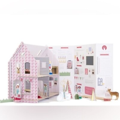 #ad Nwt paper doll kit Lille Huset The diy dollhouse kit game fun doll game craft