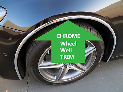#ad 4PCS wheel well fender bumper chrome molding trim DODGE 2011 2018 #1
