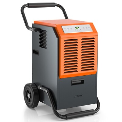 #ad 140 PPD Portable Commercial Dehumidifier w Water Tankamp;Drainage Pipe for Basement $558.96