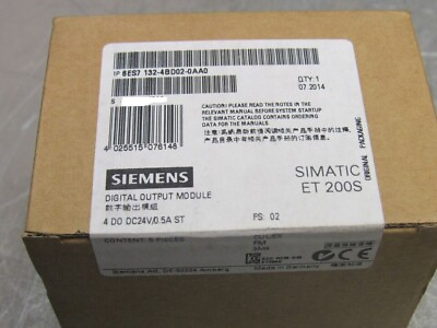 #ad 5PC BOX New Siemens 6ES7 132 4BD02 0AA0 Digital Output Module 6ES7132 4BD02 0AA0