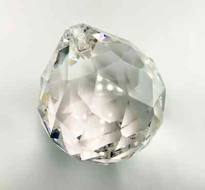 #ad 20mm Asfour Crystal Clear Crystal Sun Catcher Crystal Ball Prisms 1 Hole