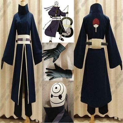 #ad Original Akatsuki Ninja Tobi Obito Madara Uchiha Obito Cosplay Costume