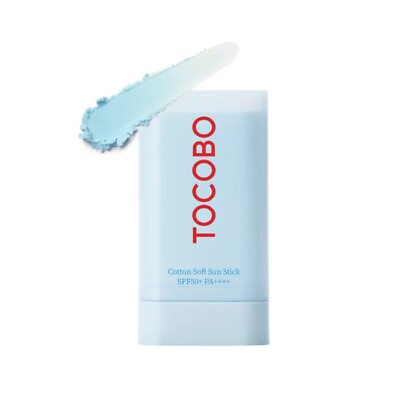 #ad US Seller TOCOBO Cotton Soft Sun Stick Vegan Sunscreen SPF50 PA 19g