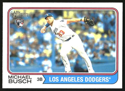 #ad 2023 Topps Heritage #520 Michael Busch RC