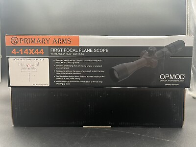 #ad Primary Arms SLx 4 14x44mm First Focal Plane Rifle Scope