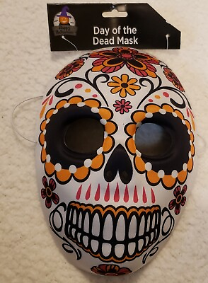 #ad Happy Halloween Day of the Dead Skull Halloween Mask*Full Face*New*Free Shipping