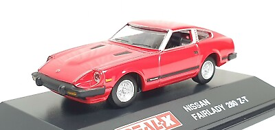 #ad 1 72 Real X NISSAN FAIRLADY Z 280 Z T RED diecast car model