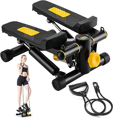 #ad Steppers for Exercise at Home Mini Stepper with Resistance Bands