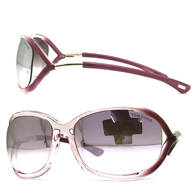 #ad TOM FORD Sunglasses Brand Tom Ford Jennifer Gradient Pink Mirror 00TF 0008 72Z