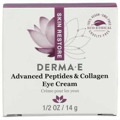 #ad Derma E Advanced Peptides amp; Collagen Eye Cream 0.5 oz Cream