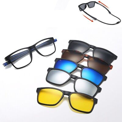 #ad Sunglasses Magnetic Glasses Frame Polarized Adjustable Hanging Neck A