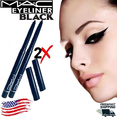 #ad BLACK MAC Retractable Waterproof Eyeliner Pencil Pen Vitamin BUY 2 GET 1 FREE