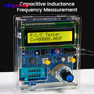 #ad DIY High Precision LCD Digital Inductance Capacitance Meter Frequency Tester Kit