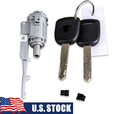 #ad NEW Ignition Switch Cylinder Lock for 2002 2014 Honda accord Acura with 2 Keys