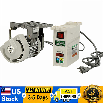 #ad Electronic Brushless Sewing Machine Servo Motor W Control 500 4500RPM 600W
