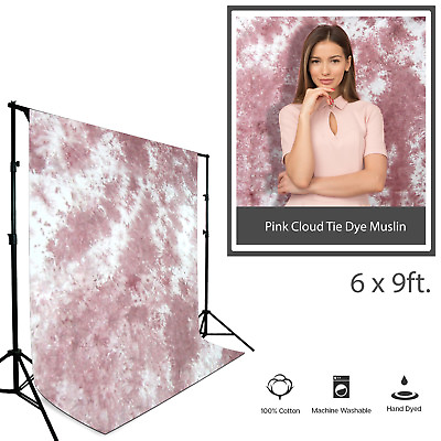#ad LS Photography Cotton Hand Painted Backdrop Muslin 6#x27; x 9#x27; Wrinkle Resistant $30.63