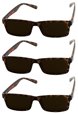 #ad Gangster Slim Square Sunglasses OG LOC Style Super Dark Tortoise 59SD T 3 Pairs