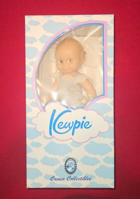 #ad Kewpie Classic Cameo Blue Romper Baby Doll Collectibles Original Box