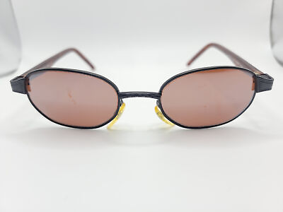 #ad 2020D Brown Oval Womens Sunglasses Hand Polished Frame UV400