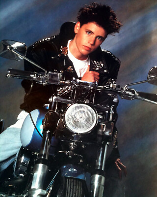 #ad 8x10 Corey Haim GLOSSY PHOTO photograph picture print 1980s sexy hot cute 80s