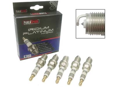 #ad Set of 5 Purespark Iridium Platinum Upgrade Spark Plugs 3374 02 3 YR WARRANTY
