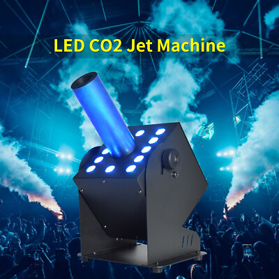#ad Digital CO2 Jet Machine 12LEDs RGB CO2 Fogger Smoke DMX512