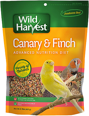 #ad Canary and Finch Food Blend Premium Nutrition For Birds One Size