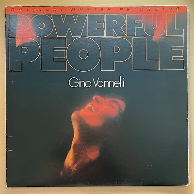 #ad MOFI ⭐️ Gino Vannelli Powerful People 1980 Vinyl LP Mobile Fildelity Sound Lab
