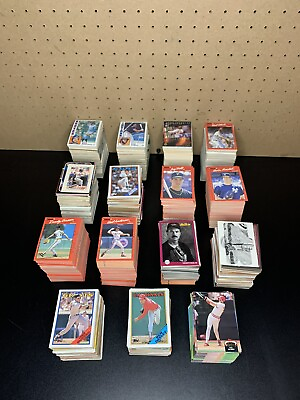 #ad Huge Lot Of 1000s Of 1980s 2000s Baseball Cards 14lbs