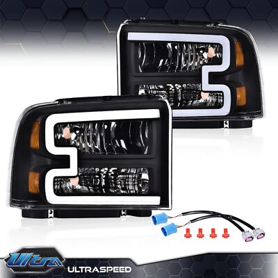 #ad Fit For 2005 2007 Ford F250 F350 F450 Super Duty Conversion LED Headlights