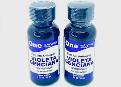 #ad Gent Violet Antiseptic 1 % Violeta Genciana 1 oz. 2 Pack .One by Arimar.