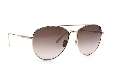 #ad NEW TOM FORD TF784 S 28F MILLA GOLD BROWN AVIATOR AUTHENTIC SUNGLASSES