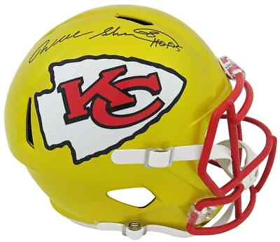 #ad Will Shields Signed Kansas City Chiefs Full Size Flash Replica NFL Helmet w COA