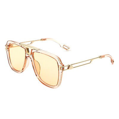 #ad Retro Square Brow Bar Vintage Aviator Fashion Sunglasses