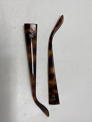 #ad RAY BAN RB 4061 642 57 GLOSSY TORTOISE TEMPLE ARM PARTS ITALY 981
