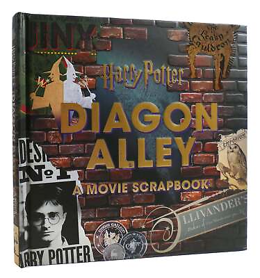 #ad Jody Revenson HARRY POTTER DIAGON ALLEY A Movie Scrapbook 1st Edition 2nd Printi