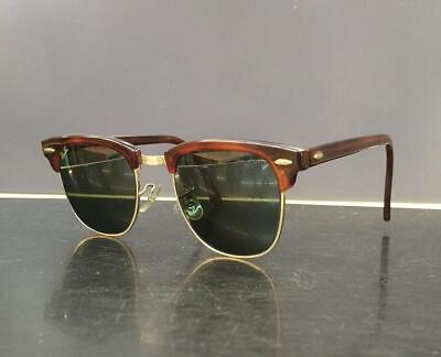 #ad Ray Ban #13 RAY Model number: Brown Modern partially bent Clubmaster made