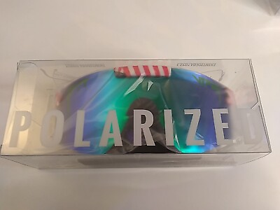 #ad Pit Viper Sunglasses Polarized Blue Mirror Lens USA Flag Frames