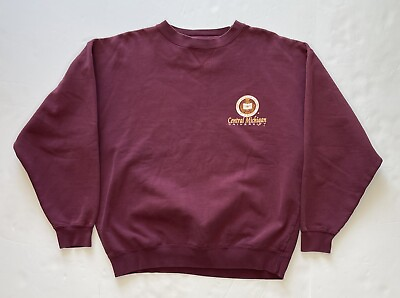 #ad Vintage 90s Central Michigan University Crewneck Sweatshirt Size Large