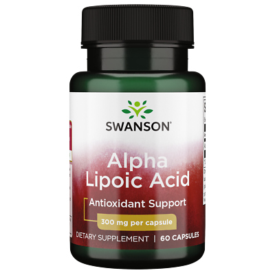 #ad Swanson Alpha Lipoic Acid Capsules 300 mg 60 Count