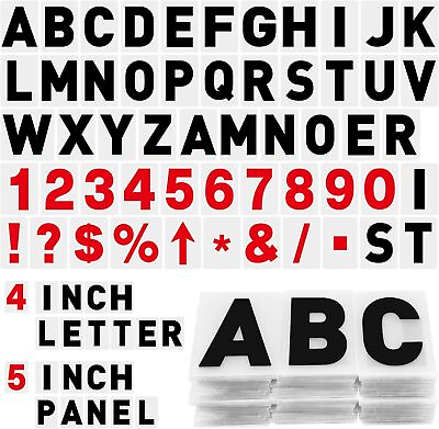 #ad 300 Pcs Sign Letter 4quot; Printed on 5quot; Marquee Letters Flexible 4#x27;#x27; 5#x27;#x27;