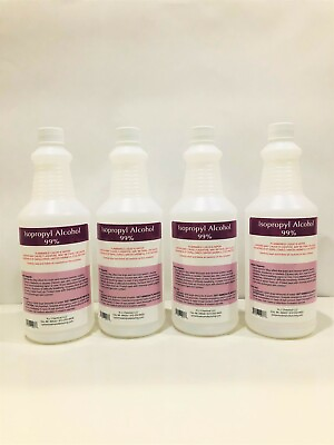 #ad 1 GALLON PACKED IN 4 QTS ISOPROPYL ALCOHOL 99% 100% PURE
