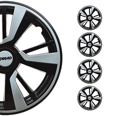 #ad 15quot; Wheel Covers Hubcaps fits Audi Light Blue Black Gloss